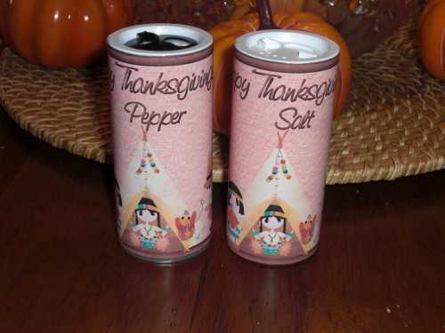 Salt and Pepper Thanksgiving Shakers
